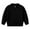 Black q01 Sweatshirts for Teen Girls, variant on Shirts for Girls Long Sleeve Pullover for Child Toddler Boys And Girls Sweater Coat Round Neck Small and Medium Children's Pullover Solid Color Top