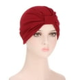 thumbnail image 2 of Head Hair Cover Turban Bonnet Women Hat Cap Wrap Scarf Baseball Caps, 2 of 3