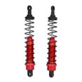 thumbnail image 4 of 2 amortiguadores de aleación de aluminio RC de 97 mm para coches TRAXXAS SLASH 2WD RC, color rojo, 4 of 10