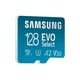 thumbnail image 1 of SAMSUNG EVO Select Micro SD Memory Card + Adapter, 128GB microSDXC 130MB/s Full HD & 4K UHD, UHS-I, U3, A2, V30, Almacenamiento ampliado para teléfono, juegos, Tablet, MB-ME128KA/AM Samsung NA, 1 of 2