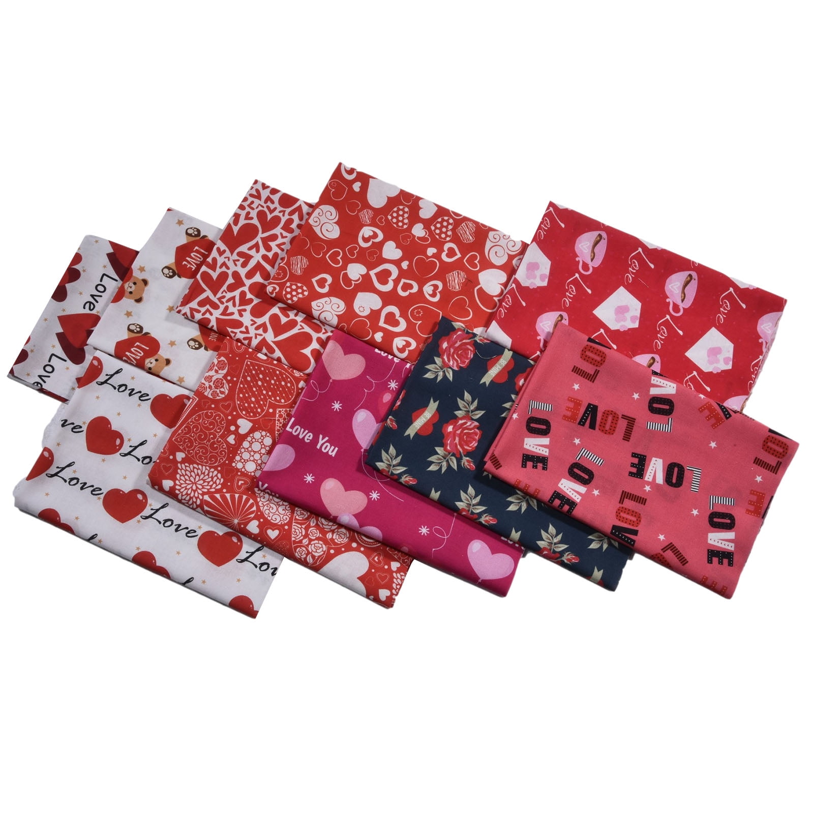 10pcs Red Love Cotton Fabric Sewing Fabric For Valentine S Day Walmart Com Walmart Com 10pcs Red Love Cotton Fabric Sewing Fabric For Valentine S Day Walmart Com Walmart Com