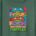 thumbnail image 3 of Teenage Mutant Ninja Turtles - Stacked Faces - Women's Lightweight French Terry Long Sleeve Shirt, 3 of 5