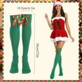 thumbnail image 4 of Yoyauz Christmas Party Over Knee Socks Over Knee Stockings Leg Bow Hairball Thigh Stockings For Ladies and Girls, 4 of 7