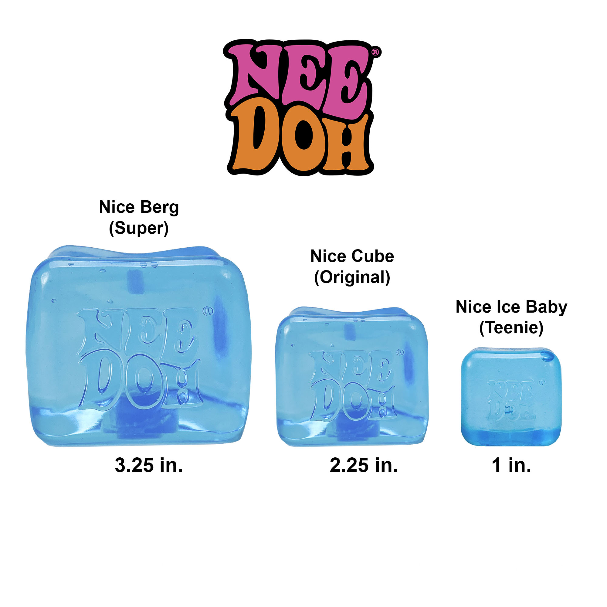 NeeDoh Nice Cube Sensory Squish Toy, Random Color photo 4