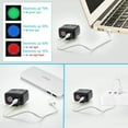 thumbnail image 3 of Luz delantera para bicicleta de montaña, recargable por USB, potente luz LED para ciclismo, ciclismo de montaña, ciclismo híbrido (modelo 3), 3 of 5