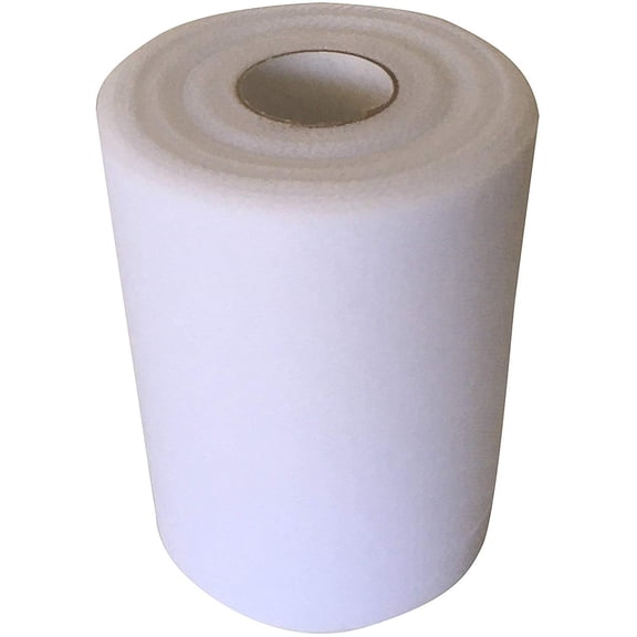 White Tulle Wedding Reception Decor - 6" x 100 Yards, Easter, Spring, Mother's Day, Baby Shower, Fabric Netting Ribbon, Wreath, Garland, Swag, Veil, Streamers, Gift Wrapping, Bows, Anniversary