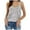 White, variant on yillto Plus Size Tank Top for Women Printed Adjustable Spaghetti Strap Tunic Tops Casual Loose Flowy Blouse