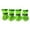 Green, variant on Moonsky Polyester Semi-Glossy Mesh Dog Shoes with Reflective Straps and Non-Slip Soles for Small to Medium Breeds