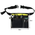thumbnail image 3 of Bolsa de almacenamiento shamjiam ajustable portátil Bolsa de herramientas de reparación reforzada con bordes Negro, 3 of 7