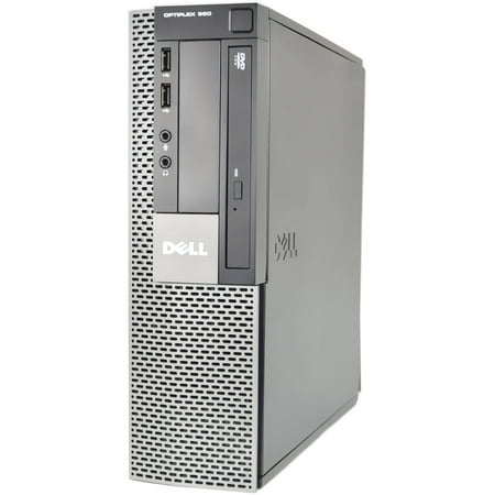 Refurbished Dell Optiplex 960-SFF WA1-0421 Desktop PC with Intel Core 2 Duo Processor, 4GB Memory, 1TB Hard Drive and Windows 10 Pro (Monitor Not Included)