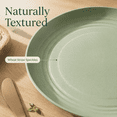thumbnail image 4 of 10 Inch Wheat Straw Dinner Plates, Set of 8 Unbreakable Plates, Microwave & Dishwasher Safe, Lightweight Modern Tableware, Reusable Dinner Plates for Kitchen Daily Use(Green), 4 of 8