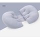 thumbnail image 2 of Almohada del embarazo del oído para las mujeres embarazadas, almohada suave del cuerpo del embarazo, parte posterior, cadera, ayuda de la pierna, y almohada del embarazo con la caja ajustable, 2 of 5