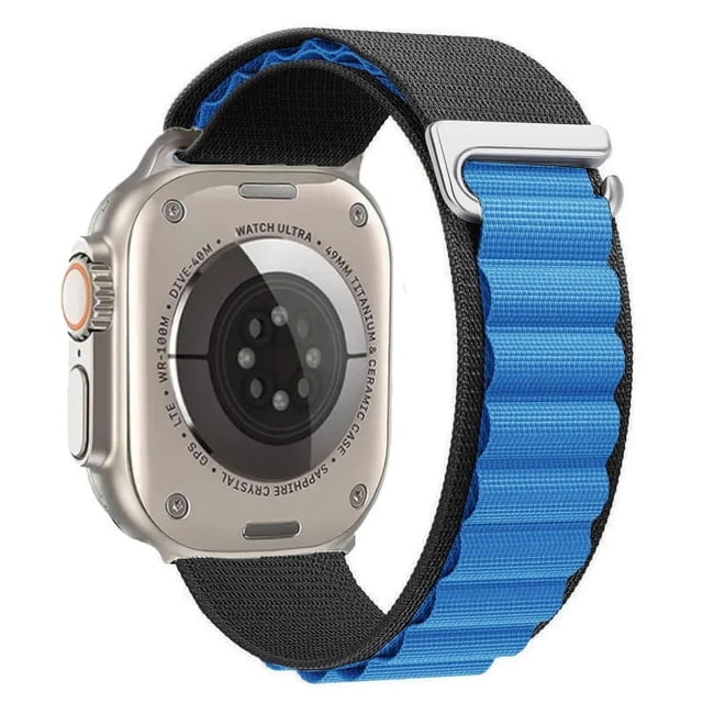 Correa De Nylon Alpine Unisex M / L 42 / 44 / 45 / 49 mm Para Apple Watch Ultra Compatible Con Serie 8 / 7 / 6 / 5 / 4 / 8
