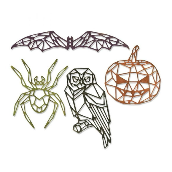 Set de troqueles Sizzix Geo Tim Holtz Goe Halloween para Halloween