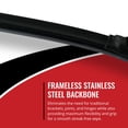thumbnail image 7 of Sixity Auto XTS Frameless Front Windshield Wiper Blades compatible with Pontiac Vibe, 7 of 7