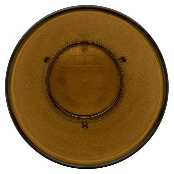 G.E.T. Heavy-Duty Shatterproof Stackable Plastic Tumbler Cups, BPA Free, 16 Ounce, Amber (Set of 12)