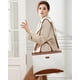 thumbnail image 2 of Bolsa de mano para portátil LOVEVOOK para mujer de 15.6 pulgadas con bolso de mano, color blanco, 2 of 7