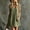 Army Green, variant on Morttic Women's Solid Color Sleeveless V Neck Mini Dress – Loose Pockets Casual Vacation Dress for Spring/Summer Beige,S