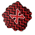 thumbnail image 2 of Letter X Chevron Black and Red   Foam Coaster Set of 4, 2 of 3