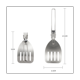 thumbnail image 3 of Espátula plegable Cuchara plegable Acero inoxidable Equipo para acampar al aire libre Accesorios de cocina Equipo de picnic Estilo B, 3 of 8