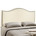 thumbnail image 3 of Modway Curl King Nailhead Upholstered Headboard in Ivory, 3 of 9