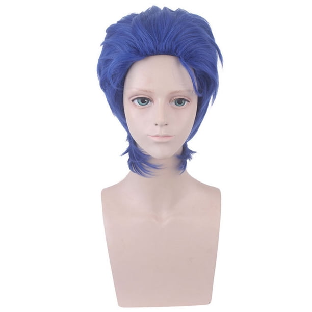 Peluca para disfraz de fiesta de anime Jojos Bizarre Adventures Jonathan