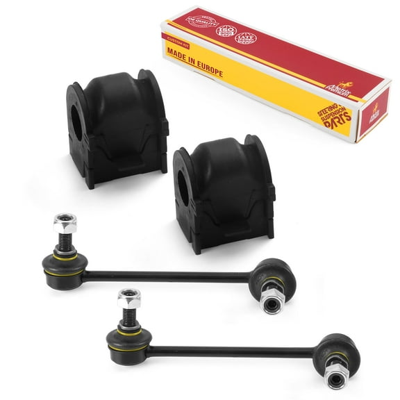 Metrix Premium Chassis Parts -4 PC Front Sway Bar Stabilizer End Link & Stabilizer Bar Bushing Kit Fits 09-13 Mazda 6