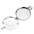 thumbnail image 4 of 5 piezas de filigrana flor colgante grabado niñas mujeres joyería de San Valentín DIY joyería hecha Plata, 4 of 9
