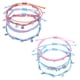 thumbnail image 2 of 2 juegos de tobilleras de cuerda impermeables, joyería con cuentas para mujeres, adolescentes y niñas, pulsera tejida ajustable, 2 of 5