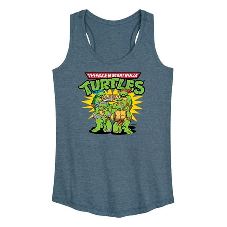 Teenage Mutant Ninja Turtles - Pizza Dudes - Women's Racerback Tank Top