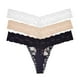 thumbnail image 1 of Tangas Ilusion para Mujer de Encaje Paquete de 3 Piezas, 1 of 4