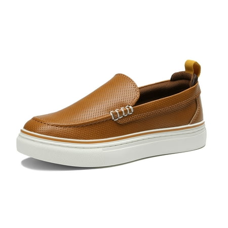 

Boys Girls Comfort Loafers Slip on Casual Shoes School Dress Shoes