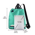 thumbnail image 3 of FORMRS Women's Travel Backpack Purse Anti-Theft Hidden Pockets Casual Shoulder Bag, Green Cat, 3 of 7