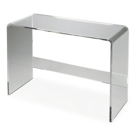 Butler Crystal Clear Acrylic Console Table Butler Crystal Clear Acrylic Console Table