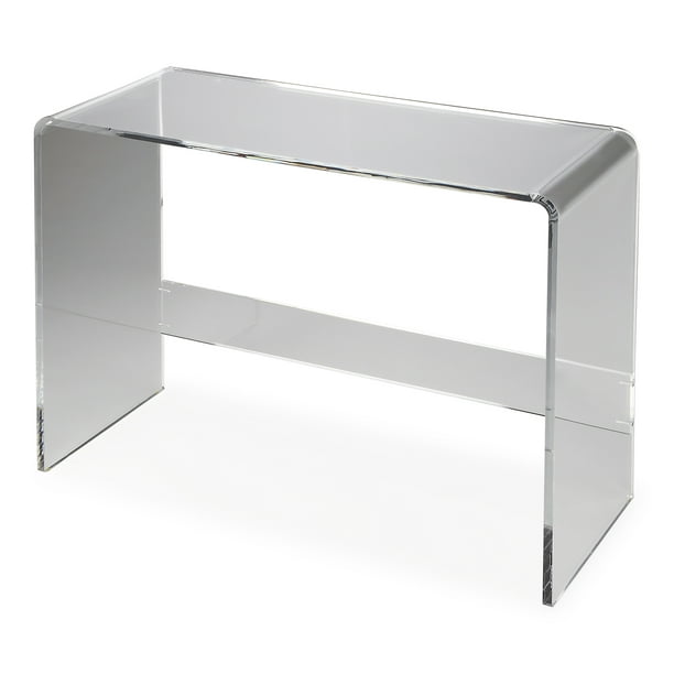Butler Crystal Clear Acrylic Console, Clear Acrylic Sofa Table