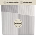 thumbnail image 4 of Mainstays Corduroy Quilt, Full/Queen, White, Reversible Bedding, 4 of 10