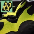 thumbnail image 4 of 8 Pcs Housses de Siège Auto Mode Durables pour Berline Décoration Intérieure Auto Jaune, 4 of 7