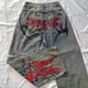 thumbnail image 1 of Vaqueros con estampado gótico Retro de Hip Hop americano para mujer Y2K, nueva venta de calle, pantalones de pierna ancha rectos sueltos, pantalones vaqueros Joker Unisex, 1 of 5
