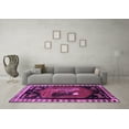 thumbnail image 3 of Ahgly Company Indoor Round Animal Purple Traditional Area Rugs, 6' Round, 3 of 4