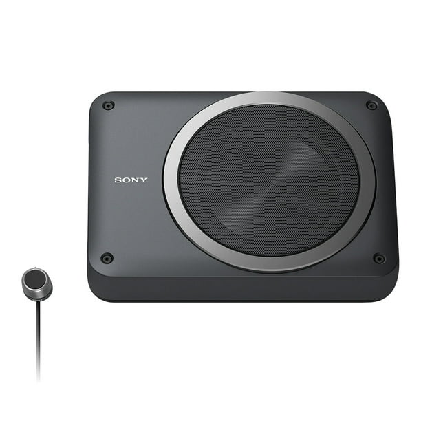 Sony Mobile XS-AW8 8 in. Compact Powered Under Seat Subwoofer with Remote - Walmart.com