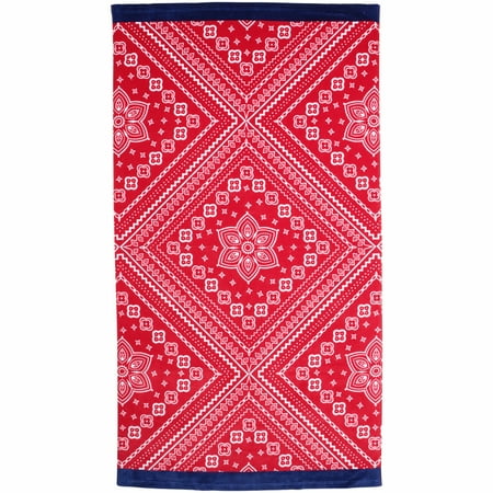 Better Homes Gardens Extra Long Extra Wide Bandana Sandless Beach Towel 1 Each