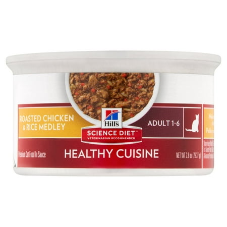 UPC 052742007137 product image for Hill s Science Diet Adult Healthy Cuisine Roasted Chicken & Rice Medley Wet Cat  | upcitemdb.com