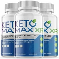 (3 Pack) Keto Max XR - Supplement for Weight Loss - Energy & Focus Boosting Dietary Supplements for Weight Management & Metabolism - Advanced Fat Burn Raspberry Ketones Pills - 180 Capsules