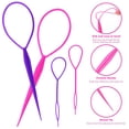 thumbnail image 5 of Parting Comb Braiding Comb - Hair Pull Through Tool Set 8 PCS Hair Tail Tools Hair Tools for Styling Topsy Tail Hair Tool Hair Styling Tools Hair Loop Styling Tool Hair Accessories for Women, 5 of 5