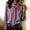 *Multicolor, variant on ClodeEU Women's Long Sleeve Tie V Neck Striped Shirt,Casual Loose Fit Button Down Blouse Pink,Women's Plus L