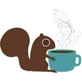 thumbnail image 3 of CafePress - Coffee Squirrel Pajamas - Women's Dark Pajamas, 3 of 4