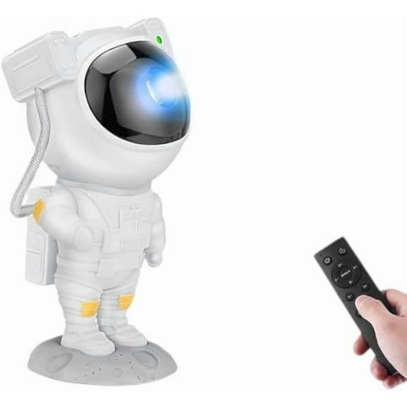 Star Projector Galaxy Night Light - Astronaut Space Projector, Starry Nebula Ceiling LED Lamp with Timer and Remote, Kids Room Decor, for Christmas, Birthdays.