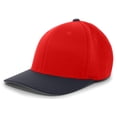 thumbnail image 2 of Pacific Headwear Pro-Wool Flexfit Cap 801F Red/Navy Xs, 2 of 2