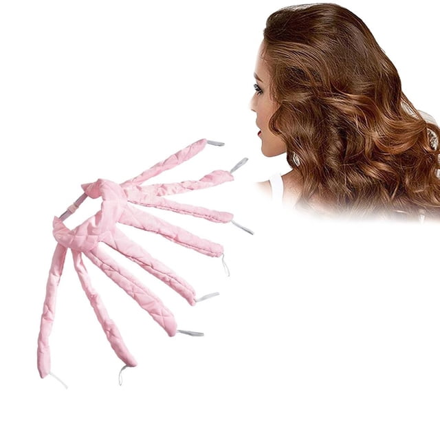 Jumpingount Heatless Curling Rod Headband Long Medium Hairdressing Sleeping Tool Styling Hair Roller Dorm Barber for Girls Cuidado del cabello No.1