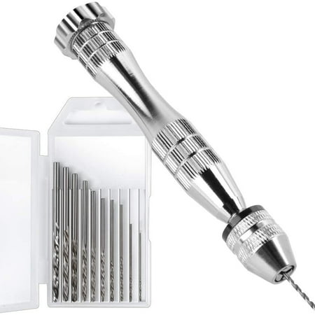 

Aluminum Hand Twist Drill Set Hand Drill Bit Manual Drilling Tool Mini Reamer Drills For Hole Punch Woodworking